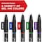 Sharpie Pen, Gel, 0.7mm, 8/PK, Assorted Ink/BK Barrel PK SAN2126231 - alternate 4